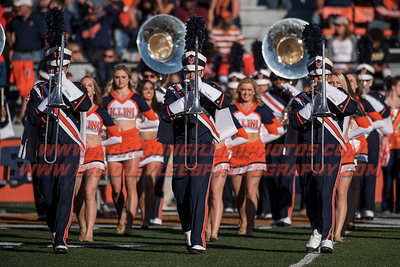 Purdue Boilermakers at Illinois Fighting Illini, Saturday, October 8, 2016 - Marching Illini Photos