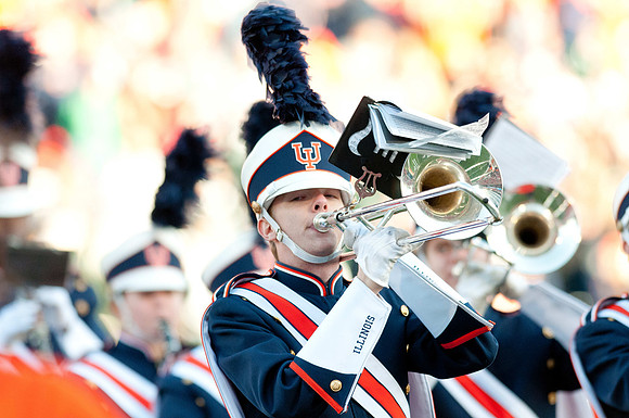 Michigan State Spartans at Illinois Fighting Illini, Saturday, October 26, 2013 - Marching Illini Photos