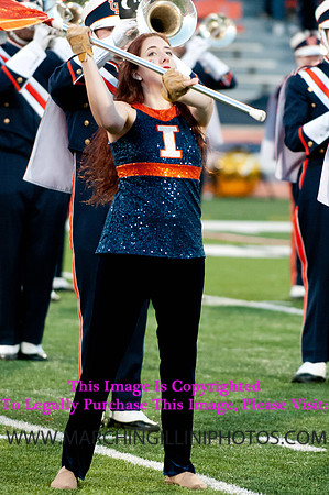 Northwestern Wildcats at Illinois Fighting Illini, Saturday, November 30, 2013 - Marching Illini Photos