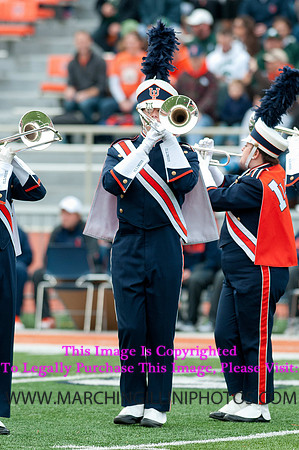 Michigan State Spartans at Illinois Fighting Illini, Saturday, October 26, 2013 - Marching Illini Photos