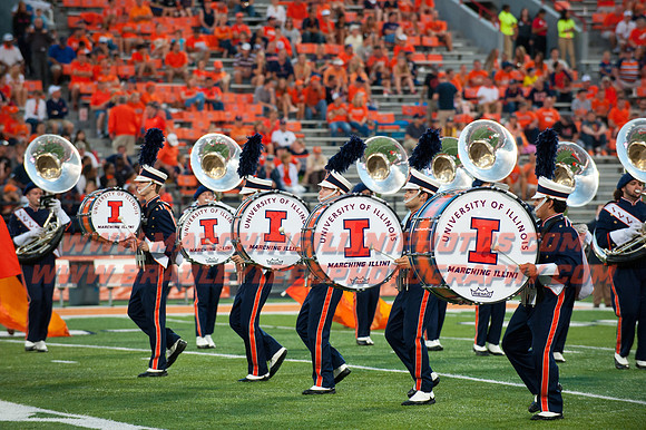 Texas State at Illinois, Saturday, September 20, 2014 - Marching Illini Photos