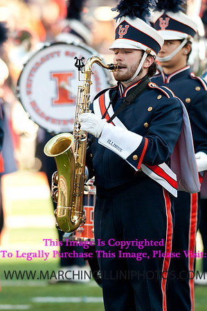 Northwestern Wildcats at Illinois Fighting Illini, Saturday, November 30, 2013 - Marching Illini Photos