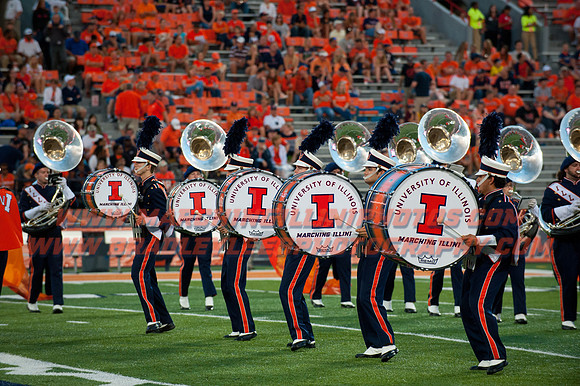 Texas State at Illinois, Saturday, September 20, 2014 - Marching Illini Photos
