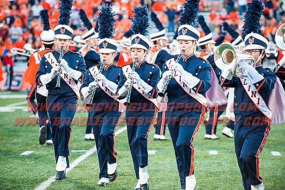 North Carolina at Illinois Fighting Illini, Saturday, September 10, 2016 - Marching Illini Photos