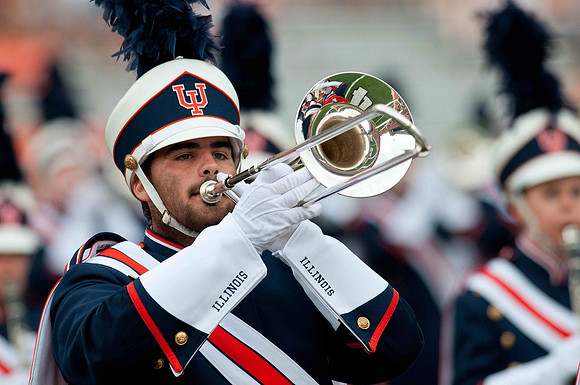 Southern Illinois University Salukis at Illinois Fighting Illini, Saturday, August 31, 2013 - Marching Illini Photos