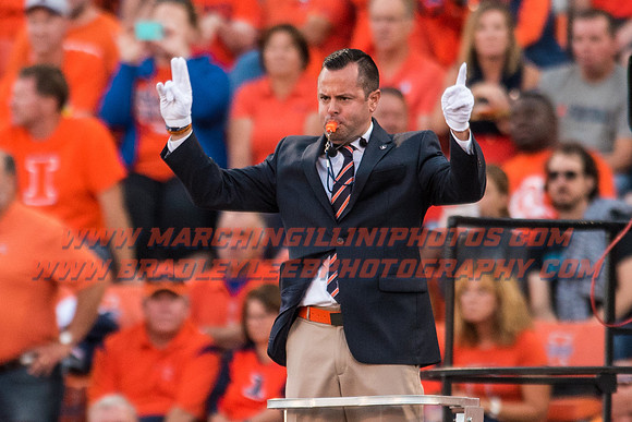 North Carolina at Illinois Fighting Illini, Saturday, September 10, 2016 - Marching Illini Photos