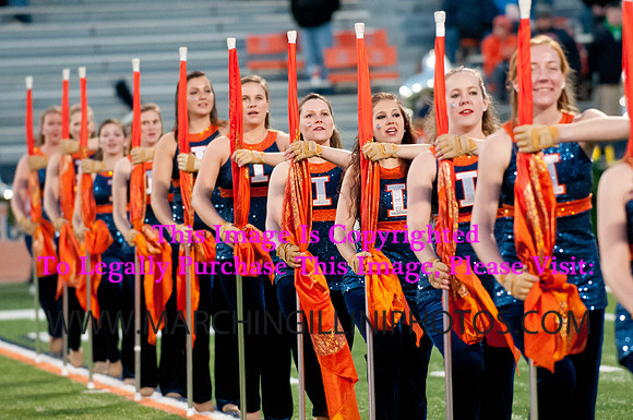 Northwestern Wildcats at Illinois Fighting Illini, Saturday, November 30, 2013 - Marching Illini Photos
