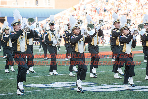 Purdue Boilermakers at Illinois Fighting Illini, Saturday, October 8, 2016 - Marching Illini Photos