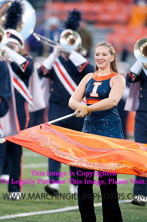 Northwestern Wildcats at Illinois Fighting Illini, Saturday, November 30, 2013 - Marching Illini Photos