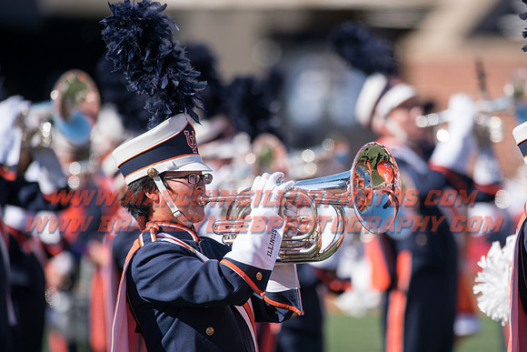 Purdue Boilermakers at Illinois Fighting Illini, Saturday, October 8, 2016 - Marching Illini Photos
