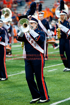 Texas State at Illinois, Saturday, September 20, 2014 - Marching Illini Photos