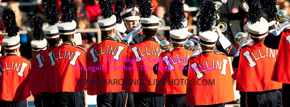 Northwestern Wildcats at Illinois Fighting Illini, Saturday, November 30, 2013 - Marching Illini Photos