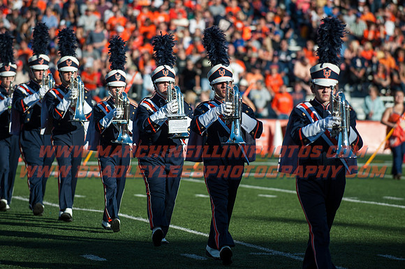 Purdue Boilermakers at Illinois Fighting Illini, Saturday, October 8, 2016 - Marching Illini Photos