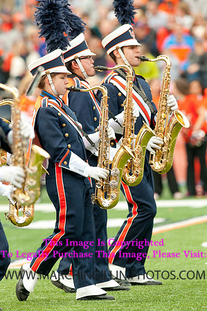Michigan State Spartans at Illinois Fighting Illini, Saturday, October 26, 2013 - Marching Illini Photos