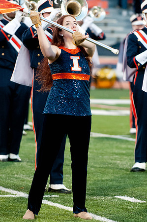 Northwestern Wildcats at Illinois Fighting Illini, Saturday, November 30, 2013 - Marching Illini Photos