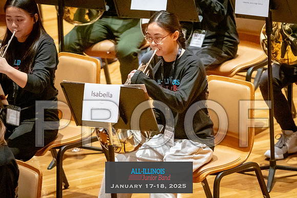 2025 All-Illinois Junior Band January 17-18, 2025