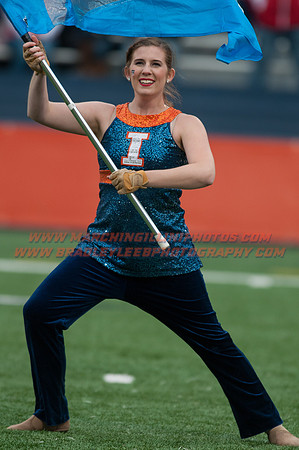 Nebraska at Illinois Oct. 3, 2015 - MI Flags 010