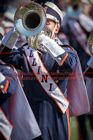 Rutgers Scarlett Knights at Illinois Fighting Illini, Saturday, October 14, 2017 - Marching Illini Photos