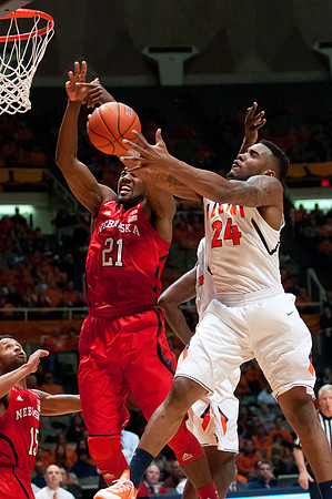 NCAA Basketball: Nebraska at Illinois