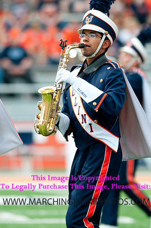 Texas State at Illinois, Saturday, September 20, 2014 - Marching Illini Photos