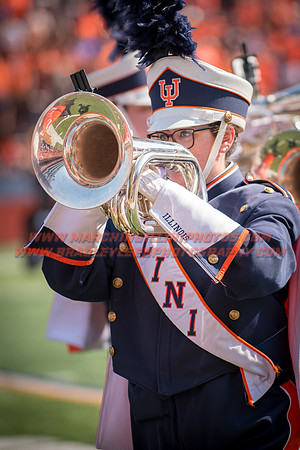Rutgers Scarlett Knights at Illinois Fighting Illini, Saturday, October 14, 2017 - Marching Illini Photos