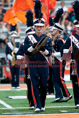 Youngstown State at Illinois, Saturday, August 30, 2014 - Marching Illini Photos