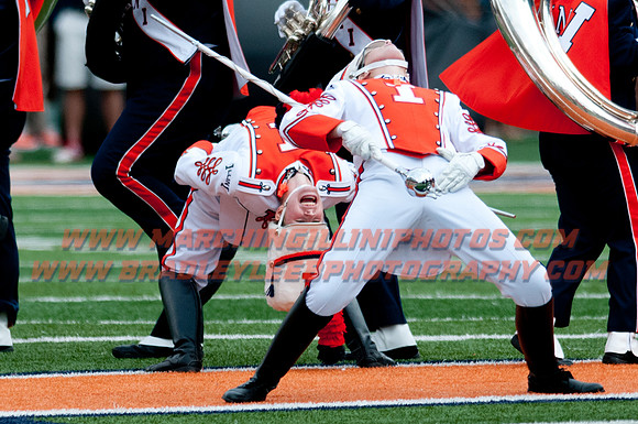 Youngstown State at Illinois, Saturday, August 30, 2014 - Marching Illini Photos