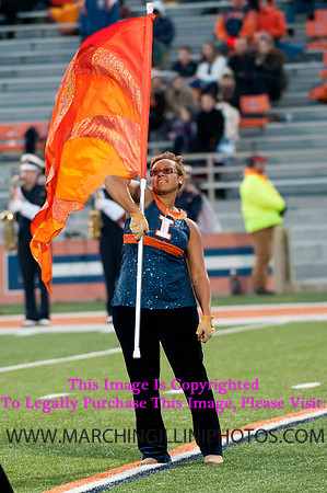 Northwestern Wildcats at Illinois Fighting Illini, Saturday, November 30, 2013 - Marching Illini Photos