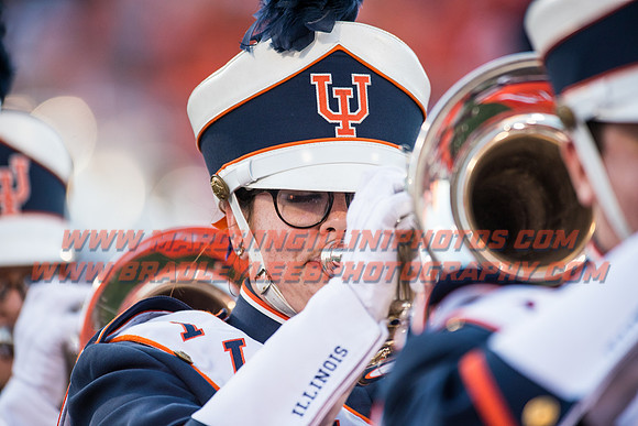 North Carolina at Illinois Fighting Illini, Saturday, September 10, 2016 - Marching Illini Photos