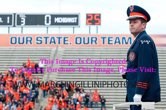 Michigan State Spartans at Illinois Fighting Illini, Saturday, October 26, 2013 - Marching Illini Photos