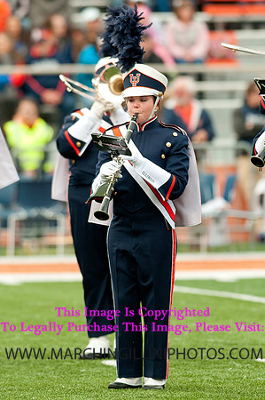 Michigan State Spartans at Illinois Fighting Illini, Saturday, October 26, 2013 - Marching Illini Photos