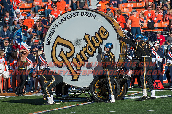 Purdue Boilermakers at Illinois Fighting Illini, Saturday, October 8, 2016 - Marching Illini Photos