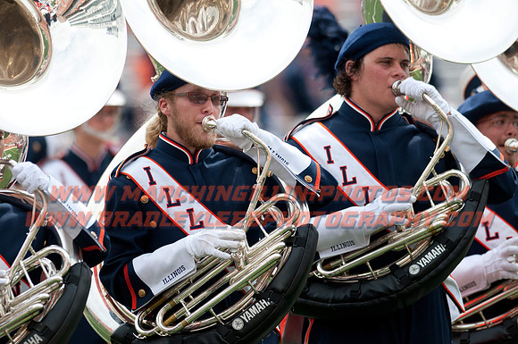 Youngstown State at Illinois, Saturday, August 30, 2014 - Marching Illini Photos