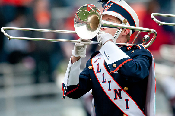 Ohio State Buckeyes at Illinois Fighting Illini, Saturday, November 16, 2013 - Marching Illini Photos