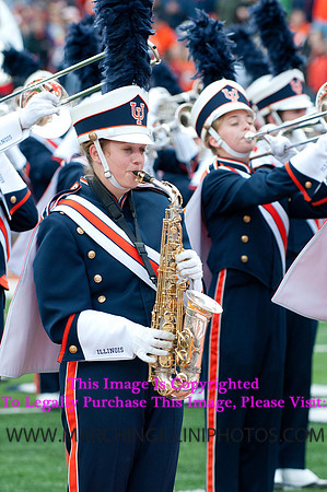 Michigan State Spartans at Illinois Fighting Illini, Saturday, October 26, 2013 - Marching Illini Photos