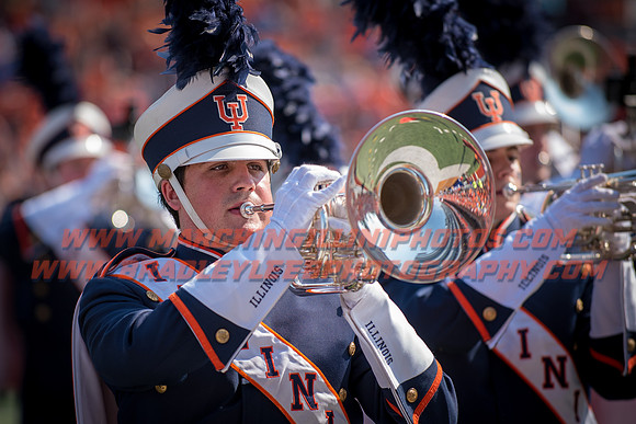 Rutgers Scarlett Knights at Illinois Fighting Illini, Saturday, October 14, 2017 - Marching Illini Photos