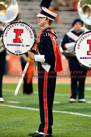 Texas State at Illinois, Saturday, September 20, 2014 - Marching Illini Photos