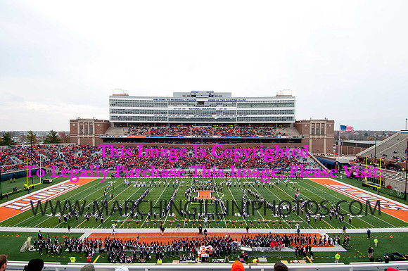 Ohio State Buckeyes at Illinois Fighting Illini, Saturday, November 16, 2013 - Marching Illini Photos