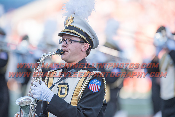Purdue Boilermakers at Illinois Fighting Illini, Saturday, October 8, 2016 - Marching Illini Photos