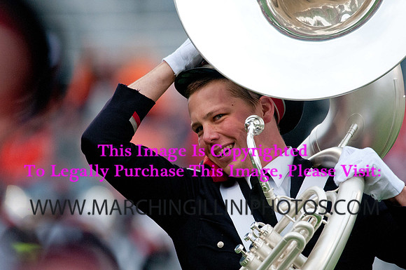 Ohio State Buckeyes at Illinois Fighting Illini, Saturday, November 16, 2013 - Marching Illini Photos