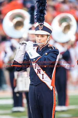 North Carolina at Illinois Fighting Illini, Saturday, September 10, 2016 - Marching Illini Photos
