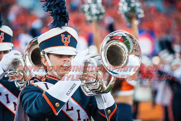 North Carolina at Illinois Fighting Illini, Saturday, September 10, 2016 - Marching Illini Photos