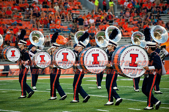 Texas State at Illinois, Saturday, September 20, 2014 - Marching Illini Photos