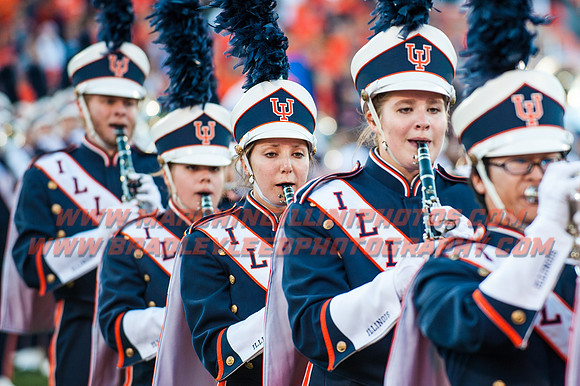 North Carolina at Illinois Fighting Illini, Saturday, September 10, 2016 - Marching Illini Photos