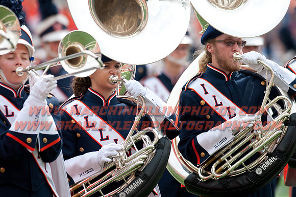 Youngstown State at Illinois, Saturday, August 30, 2014 - Marching Illini Photos