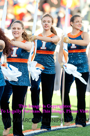 Michigan State Spartans at Illinois Fighting Illini, Saturday, October 26, 2013 - Marching Illini Photos