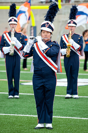 Southern Illinois University Salukis at Illinois Fighting Illini, Saturday, August 31, 2013 - Marching Illini Photos