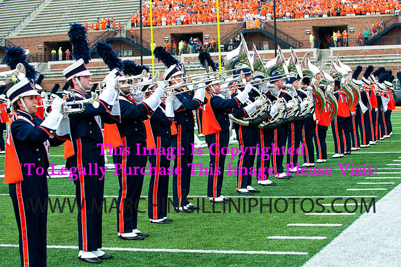 Texas State at Illinois, Saturday, September 20, 2014 - Marching Illini Photos