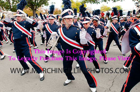 Michigan State Spartans at Illinois Fighting Illini, Saturday, October 26, 2013 - Marching Illini Photos