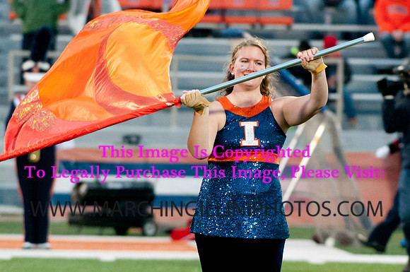Northwestern Wildcats at Illinois Fighting Illini, Saturday, November 30, 2013 - Marching Illini Photos